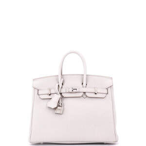 Hermes Birkin 25 Light Togo with Palladium Hardware